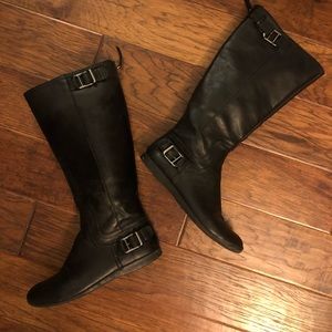 Nine West Black Leather Boots